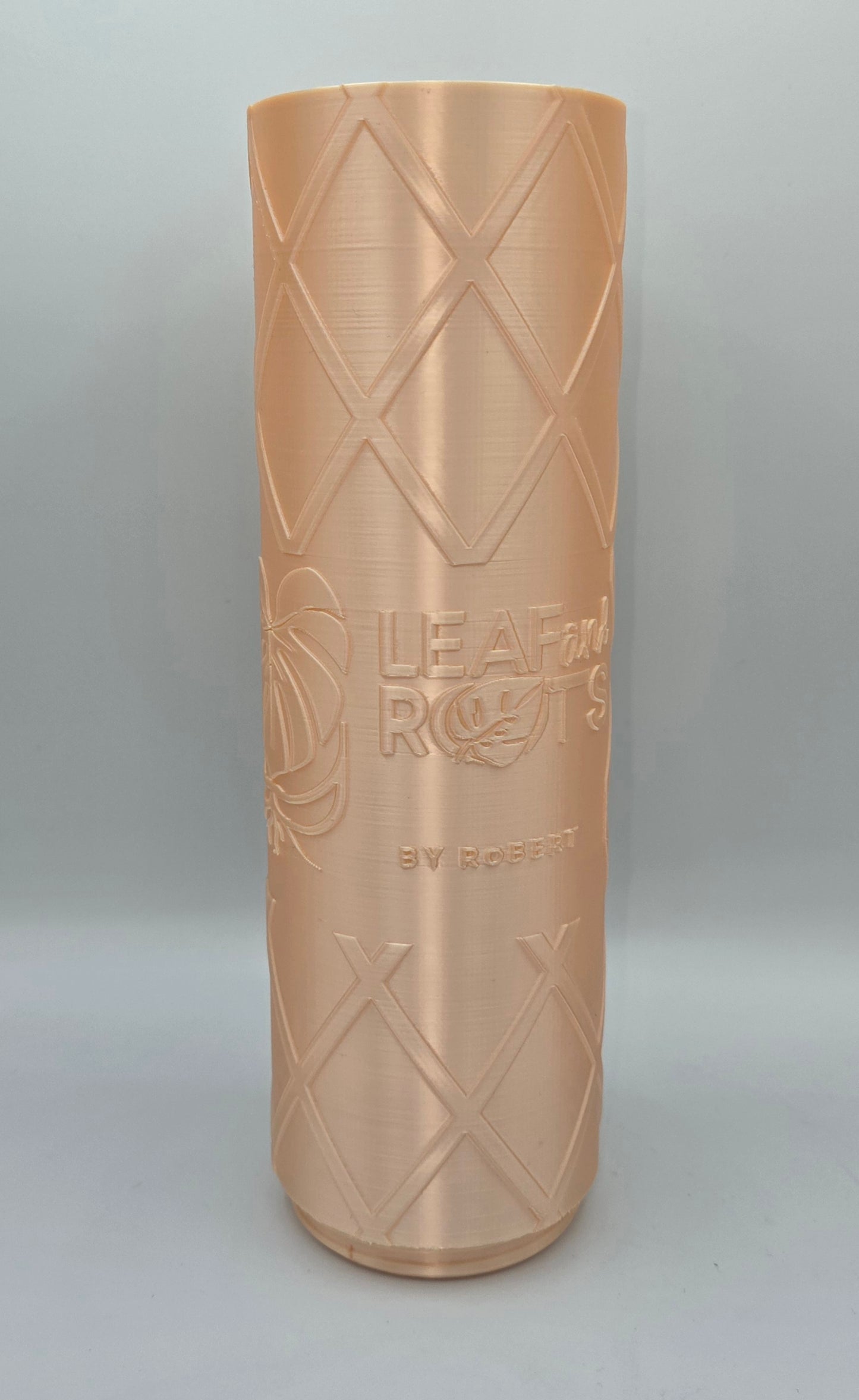 Tropfbewässerung XXL für Moosstab Wurzelturm 2.0 | Glänzend Rosé Gold & Champagner