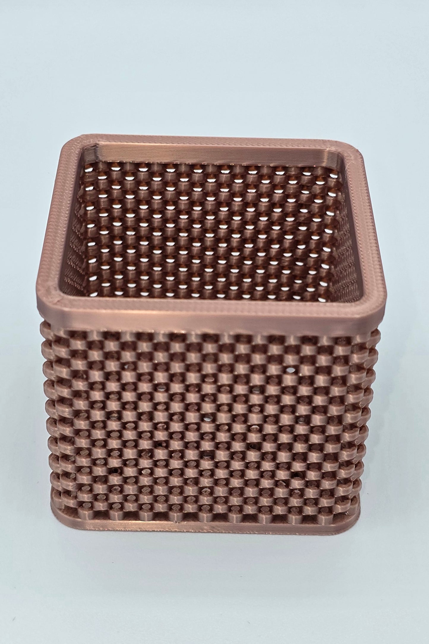 AirRoot Selbstbewässerungstopf Glänzend Roségold