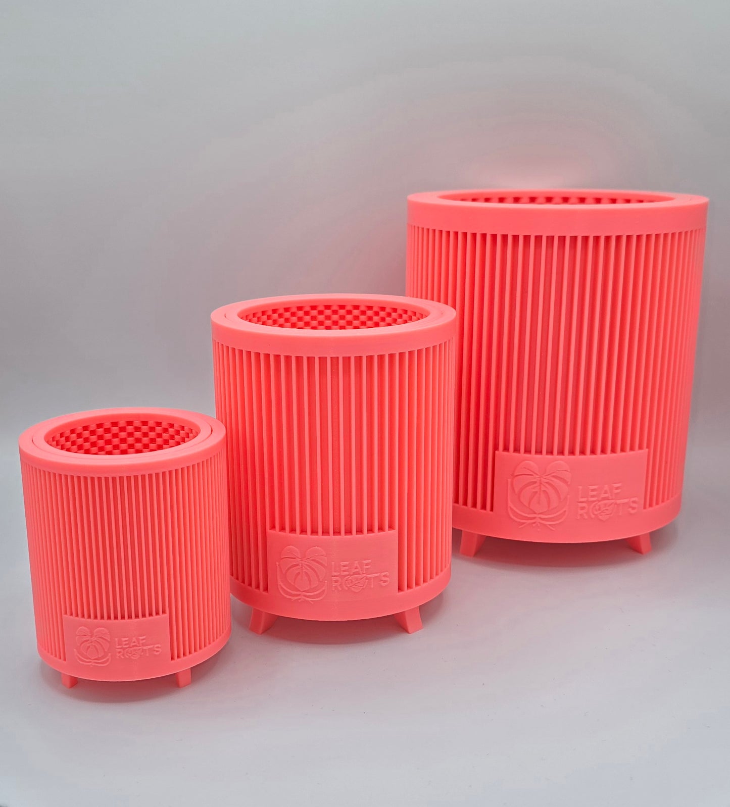 AirRoot Rund Selbstbewässerungstopf Coral Pink Glow Limited Edition