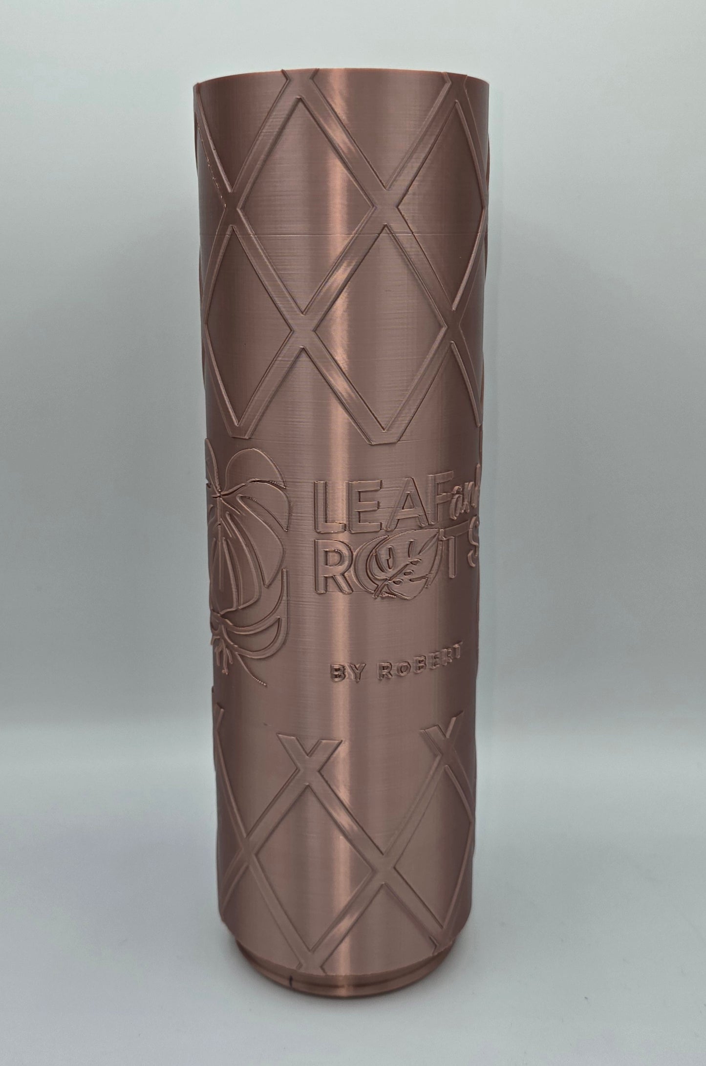 Tropfbewässerung XXL für Moosstab Wurzelturm 2.0 | Glänzend Rosé Gold & Champagner