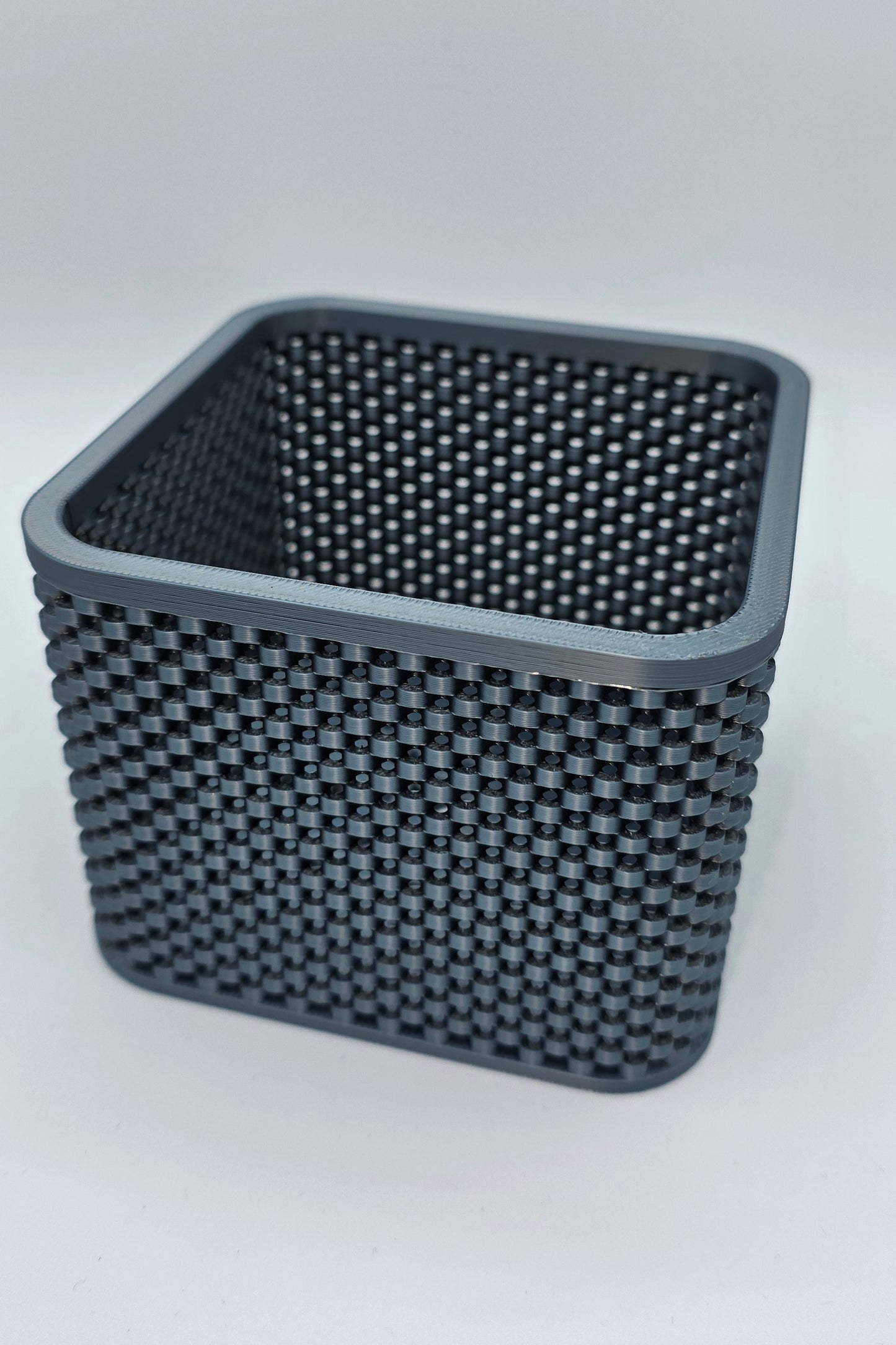 AirRoot Selbstbewässerungstopf Glänzend Titan Grau