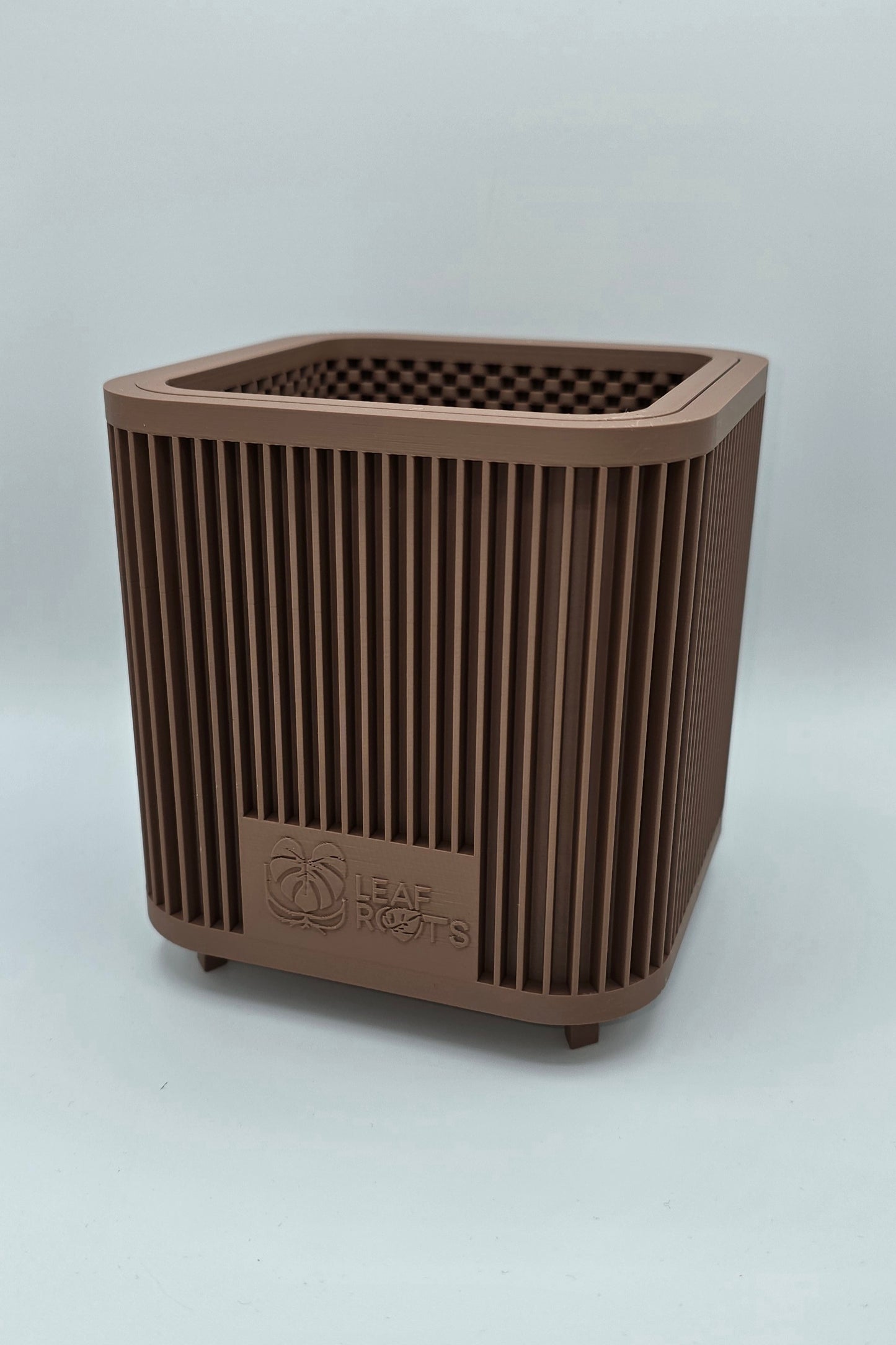 AirRoot Selbstbewässerungstopf Dunkelbraun Matt