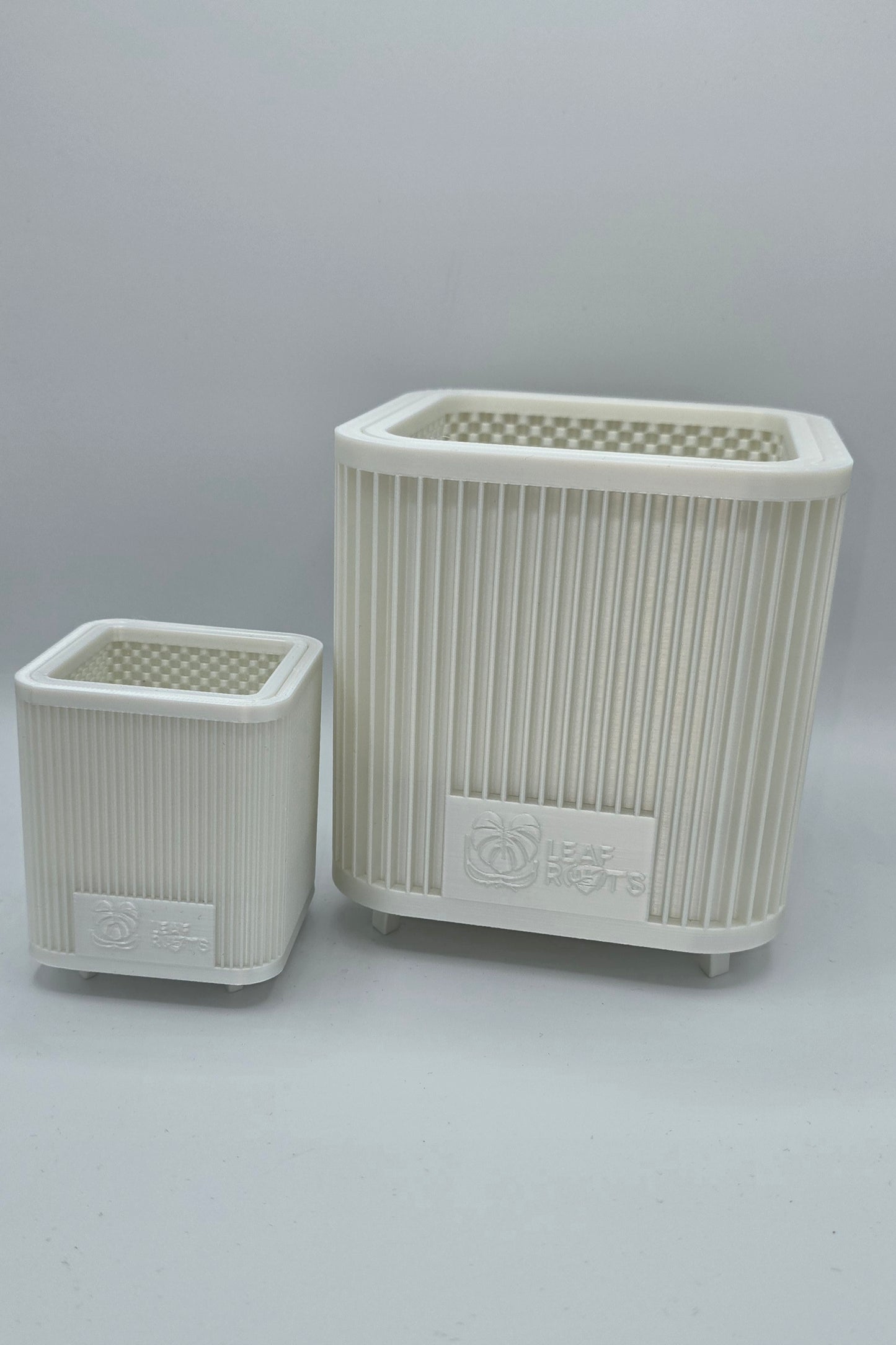 AirRoot Selbstbewässerungstopf Glänzend Weiß