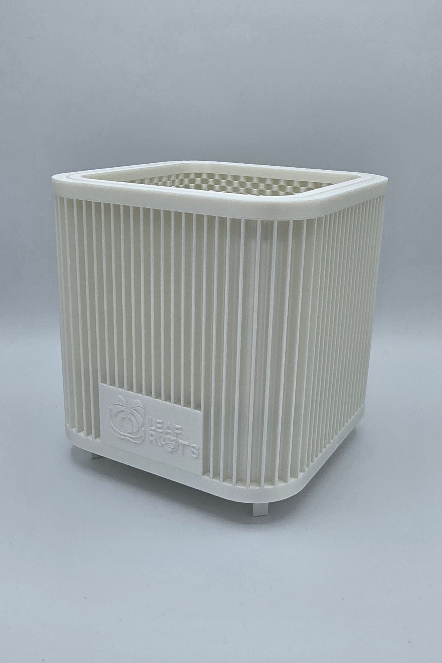 AirRoot Selbstbewässerungstopf Glänzend Weiß