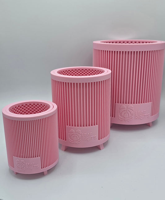 AirRoot Rund Selbstbewässerungstopf Sakura Pink Matt